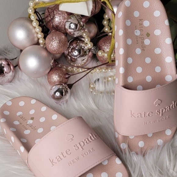 Kate Spade Women's Slides Size:6b DUSTY PINK new - Picture 6 of 6